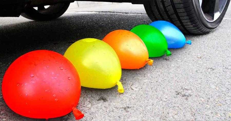 Can you distinguish the color of the balloon?