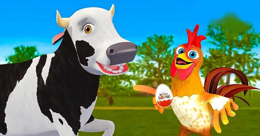 What's on the farm?🐓🐄🦆🤠
