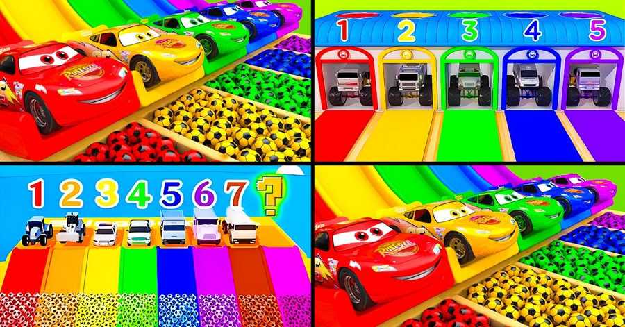 كم عدد السيارات الملونة الموجودة؟🚗